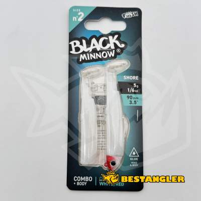 Fiiish Black Minnow n°2 90 mm Combo Shore + Body - 5g - White / Red - BM3002