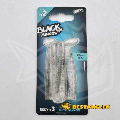 Fiiish Black Minnow n°2 90 mm Bodies 3x - Ghost Minnow - BM777