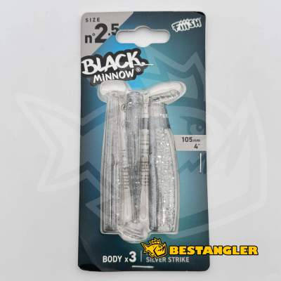 Fiiish Black Minnow n°2.5 105 mm Bodies 3x - Silver Strike - BM3080