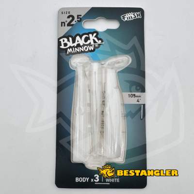 Fiiish Black Minnow n°2.5 105 mm Bodies 3x - White - BM3053