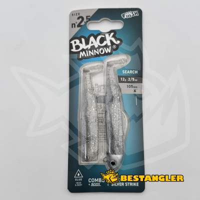 Fiiish Black Minnow n°2.5 105 mm Combo Search + Body - 12g - Silver Strike - BM3084