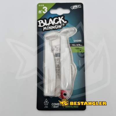 Fiiish Black Minnow n°3 120 mm Combo Shore + Body - 12g - White / Red - BM505
