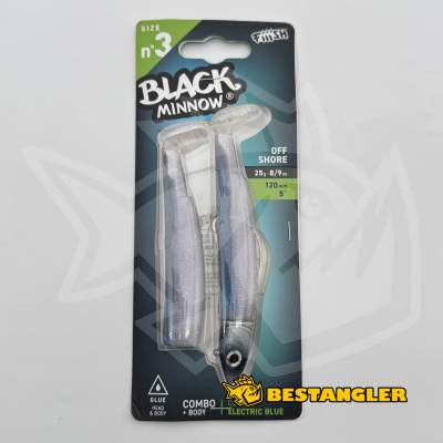 Fiiish Black Minnow n°3 120 mm Combo Offshore + Body - 25g - Electric Blue - BM1405