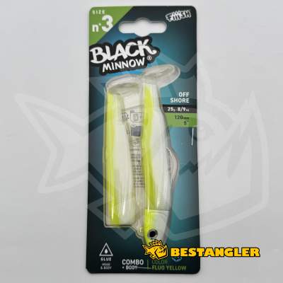 Fiiish Black Minnow n°3 120 mm Combo Offshore + Body - 25g - Fluo Yellow - BM193