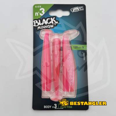 Fiiish Black Minnow n°3 120 mm Bodies 3x- Fluo Pink - BM351