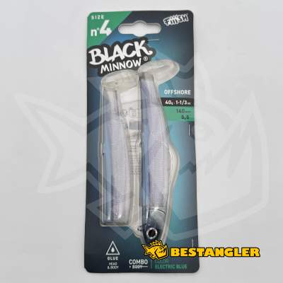 Fiiish Black Minnow n°4 140 mm Combo Offshore + Body - 40g - Electric Blue - BM1420