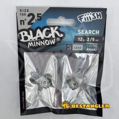 Fiiish Black Minnow n°2.5 105 mm Heads Search 2x - 12g - Khaki - BM1000
