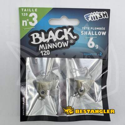 Fiiish Black Minnow n°3 120 mm Heads Shallow 2x - 6g - Khaki - BM149