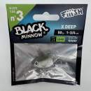 Fiiish Black Minnow n°3 120 mm Heads X-Deep 1x - 50g - Khaki - BM1329