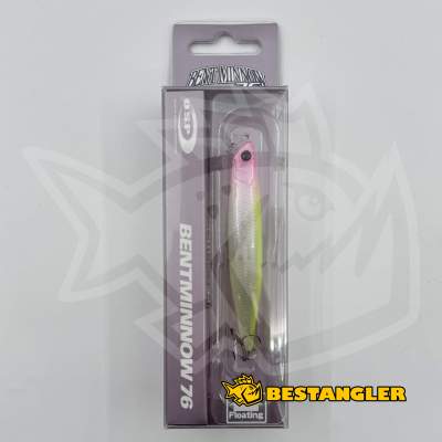 O.S.P Bent Minnow 76 F Pink Head / Chartreuse P-74