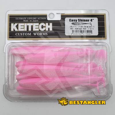 Keitech Easy Shiner 4" Bubblegum Shad - #442
