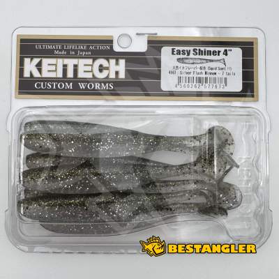 Keitech Easy Shiner 4" Silver Flash Minnow - #416
