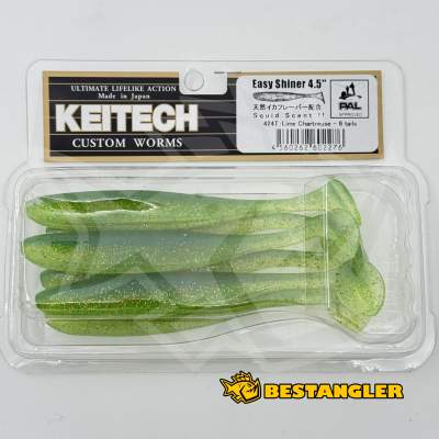 Keitech Easy Shiner 4.5" Lime / Chartreuse - #424