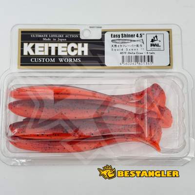 Keitech Easy Shiner 4.5" Delta Craw - #407