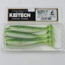 Keitech Easy Shiner 4.5" Chartreuse Pepper Shad - CT#30