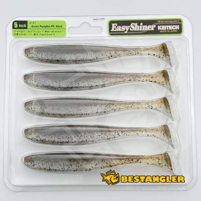 Keitech Easy Shiner 5" Green Pumpkin PP. Shad - #414