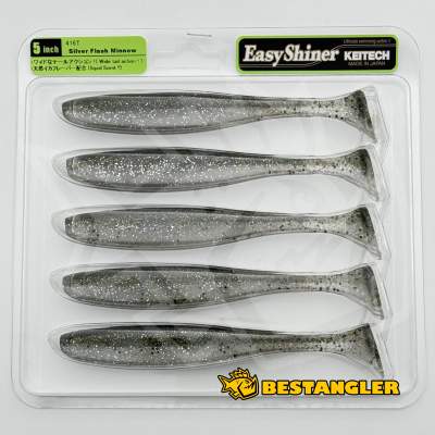 Keitech Easy Shiner 5" Silver Flash Minnow - #416