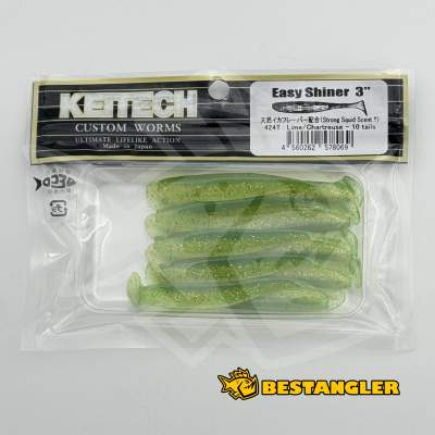 Keitech Easy Shiner 3" Lime / Chartreuse - #424