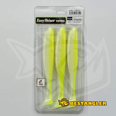 Keitech Easy Shiner 6.5" Chartreuse Shad - CT#13