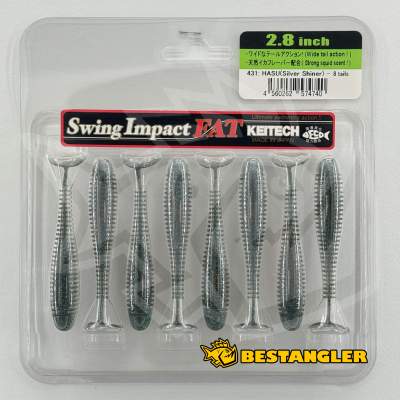 Keitech FAT Swing Impact 2.8" Hasu (Silver Shiner) - #431