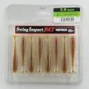 Keitech FAT Swing Impact 2.8" Motoroil / Chartreuse - CT#14