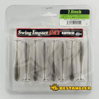 Keitech FAT Swing Impact 2.8" Pro Blue / Red Pearl - #420