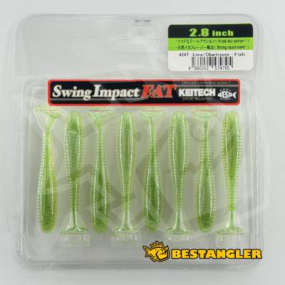 Keitech FAT Swing Impact 2.8" Lime / Chartreuse - #424
