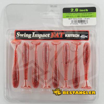 Keitech FAT Swing Impact 2.8" Delta Craw - #407