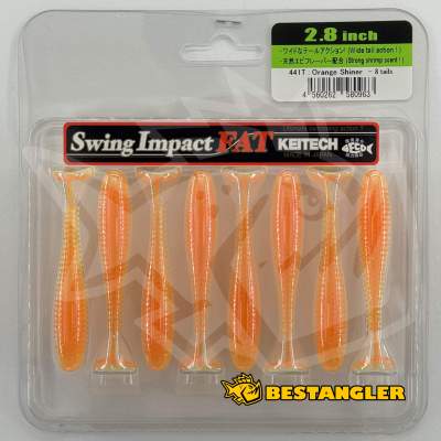 Keitech FAT Swing Impact 2.8" Orange Shiner - #441