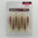 Keitech FAT Swing Impact 3.3" Motoroil / Chartreuse - CT#14