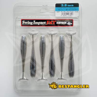 Keitech FAT Swing Impact 3.8" Pro Blue / Red Pearl - #420