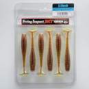 Keitech FAT Swing Impact 3.8" Motoroil / Chartreuse - CT#14