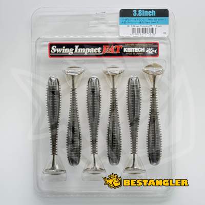 Keitech FAT Swing Impact 3.8" Green Pumpkin PP. - #101