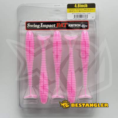 Keitech FAT Swing Impact 4.8" Bubblegum Shad - #442