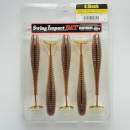 Keitech FAT Swing Impact 4.8" Motoroil / Chartreuse - CT#14