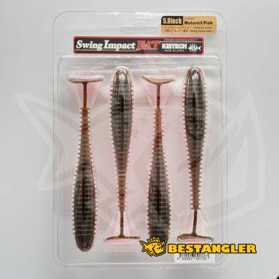 Keitech FAT Swing Impact 5.8" Motoroil / Pink - CT#16