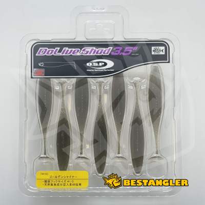 O.S.P DoLive Shad 3.5" Golden Shiner TW103