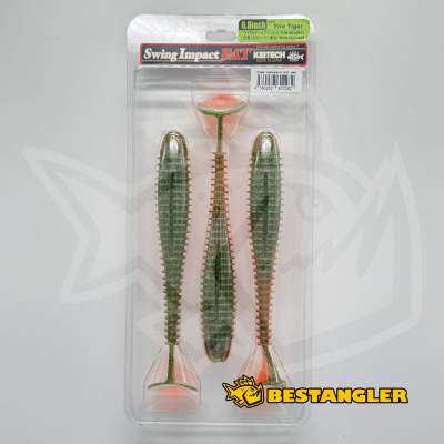 Keitech FAT Swing Impact 6.8" Fire Tiger - #449