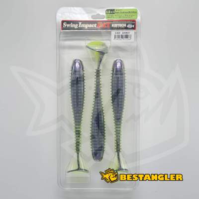 Keitech FAT Swing Impact 6.8" Purple Chartreuse - BA#03