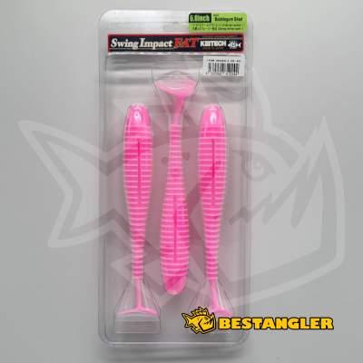 Keitech FAT Swing Impact 6.8" Bubblegum Shad - #442