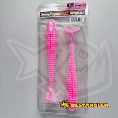 Keitech FAT Swing Impact 7.8" Bubblegum Shad - #442