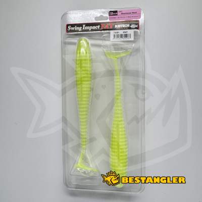 Keitech FAT Swing Impact 7.8" Chartreuse Shad - CT#13