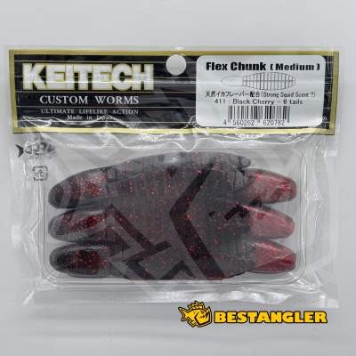 Keitech Flex Chunk Medium Black Cherry - #411