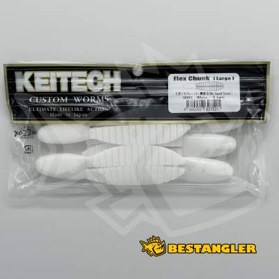 Keitech Flex Chunk Large White - #009