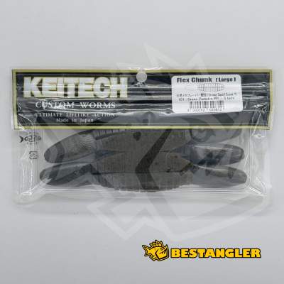Keitech Flex Chunk Large Green Pumpkin PP. - #101