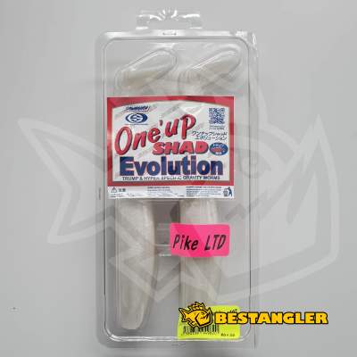 Sawamura One Up Shad 10" PIKE LTD #027 Silky White