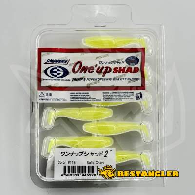 Sawamura One Up Shad 2" #118 Solid Chart