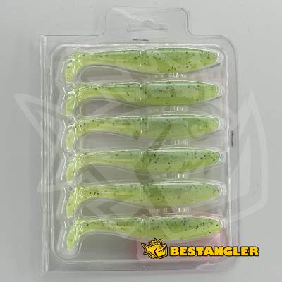 Sawamura One Up Shad 4" #086 Apple Green Chart