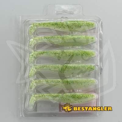 Sawamura One Up Shad 4" #071 Yellow Chart