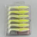 Sawamura One Up Shad 4" #147 White Chart